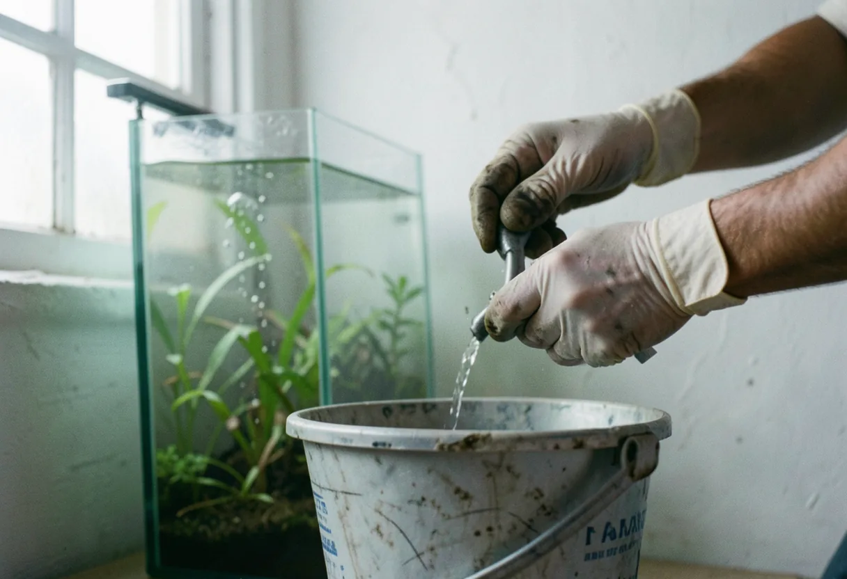 Aquarium water changes schedule for small tanks