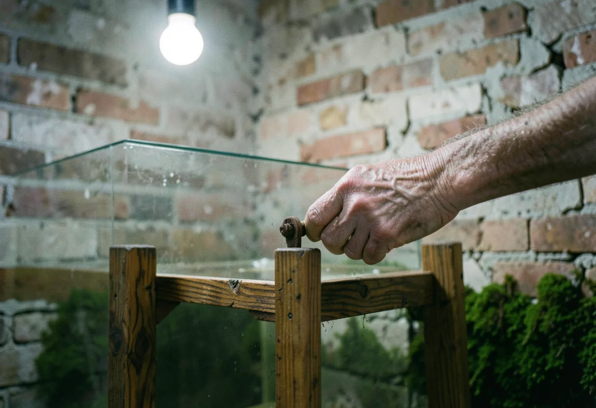 DIY aquarium stand materials for humid coastal air